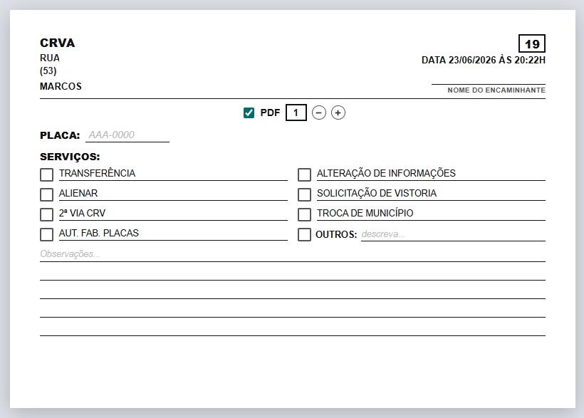 Protocolo de atendimento